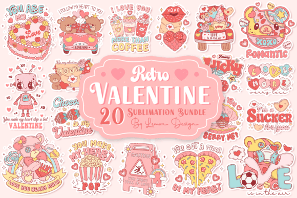 Download Retro Valentine PNG Sublimation Bundle - Retro valentine png sublimation bundle Collection